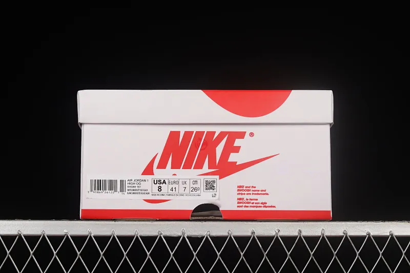 All categories Air Jordan Jordan series basketball shoes Air Jordan 1 High Air Jordan 1 High OG AJ1 Joe 1 white and red retro high-top cultural basketball shoes 555088-161
